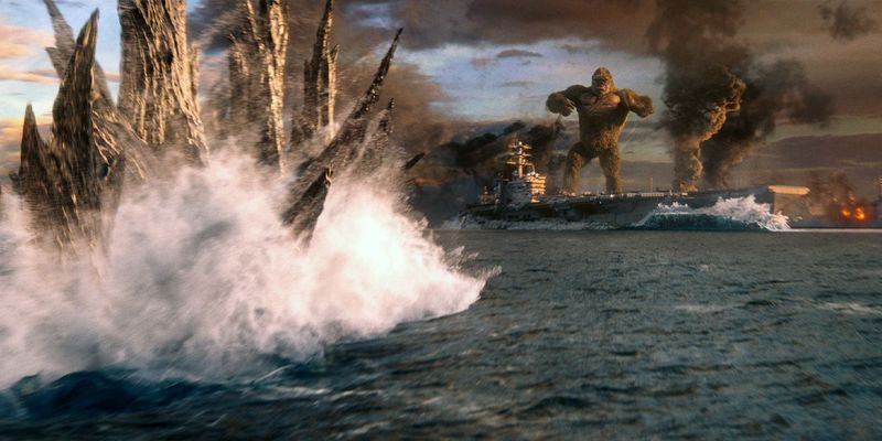 Le nouveau clip 'Godzilla vs. Kong' voit deux titans se présenter, détruisant plusieurs bateaux