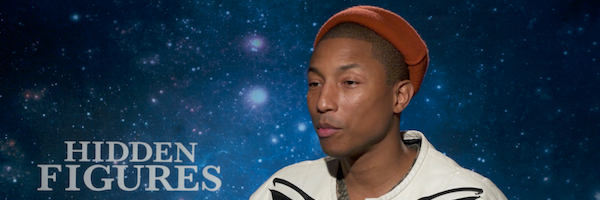 Pharrell Williams ar Working With Music 'Giant' Hans Zimmer le haghaidh 'Hidden Figures'