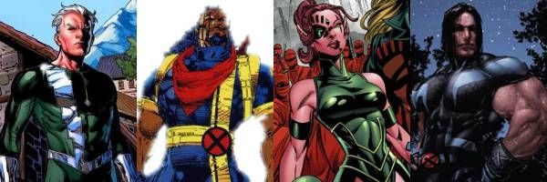 X-MEN: TAGE DER ZUKÜNFTIGEN VERGANGENHEIT - Eine Einführung in einige Mutanten, die neu auf der Leinwand sind, darunter Quecksilber, Bischof, Blink und Kriegspfad