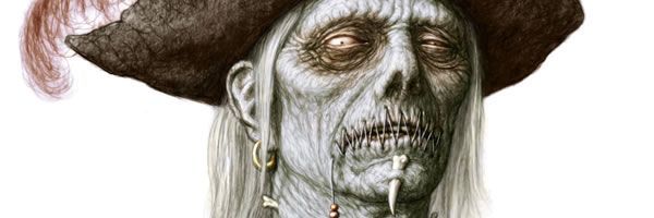 Arte conceptual de zombis para PIRATAS DEL CARIBE: EN MAREAS EXTRAÑAS